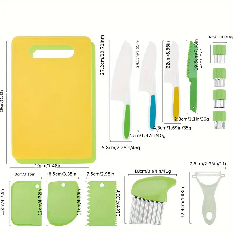 Little Chef Snijset – Veilig & Educatief Keukenplezier