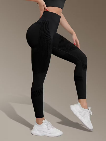 Sportlegging met Hoge Taille & 3D Billenlift 1+1 GRATIS