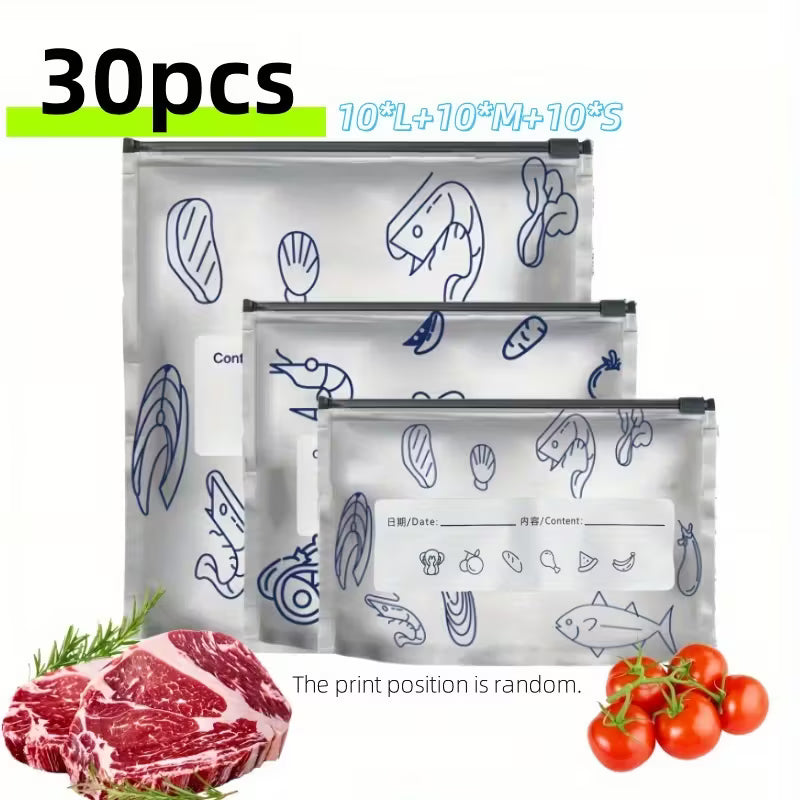 Aluminium-folie Antibacterial Sealing Bag – Set van 30 stuks NU 1+1 GRATIS