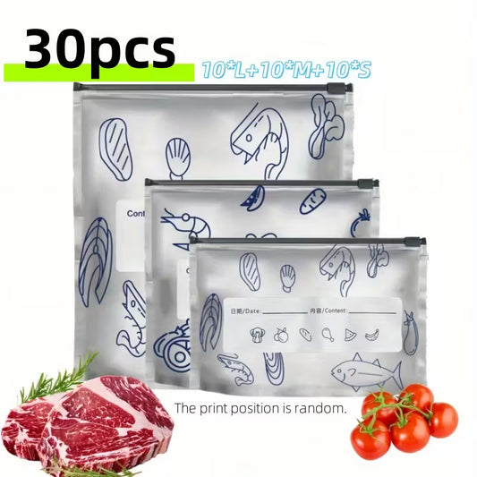 Aluminium-folie Antibacterial Sealing Bag – Set van 30 stuks NU 1+1 GRATIS