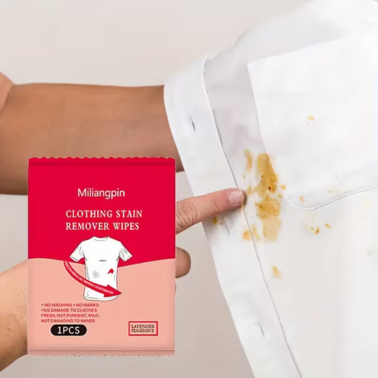 De 20-stuks Vlekverwijderingsdoekjes – jouw redder bij kleine ongelukjes! 1+1 GRATIS