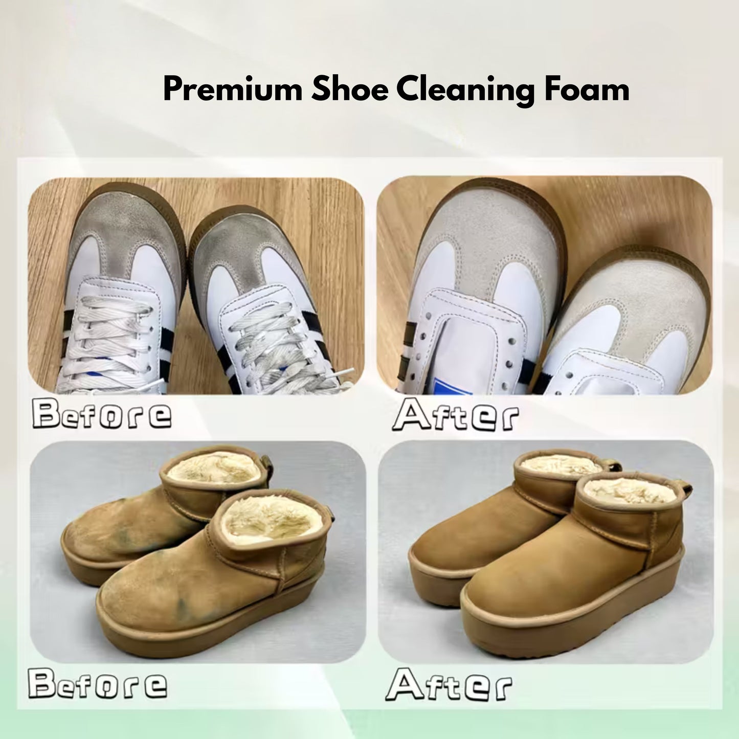 Premium Shoe Cleaning Foam – Snel, Schoon & Zonder Gedoe! 1+1 GRATIS