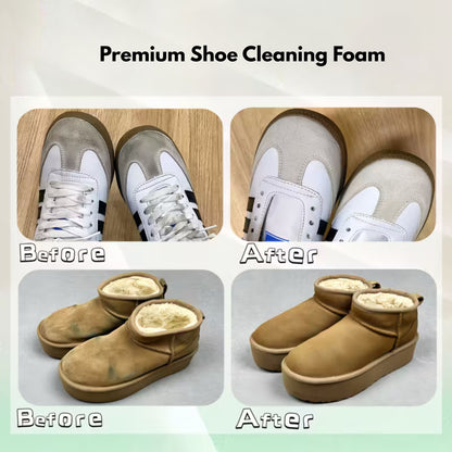 Premium Shoe Cleaning Foam – Snel, Schoon & Zonder Gedoe! 1+1 GRATIS