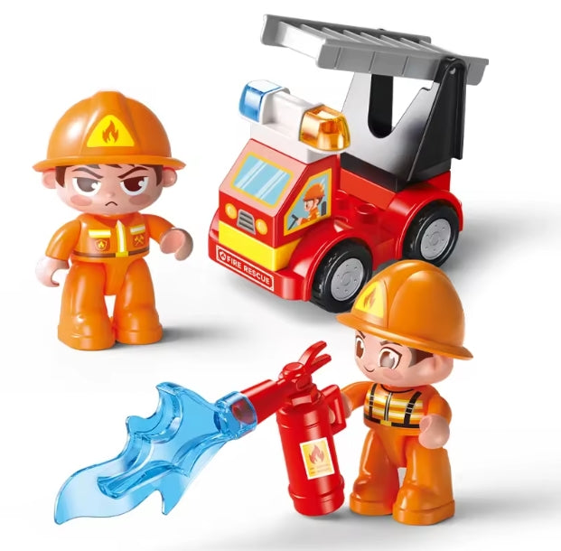 De Kleine Kazerne – 55 delige brandweer speelset