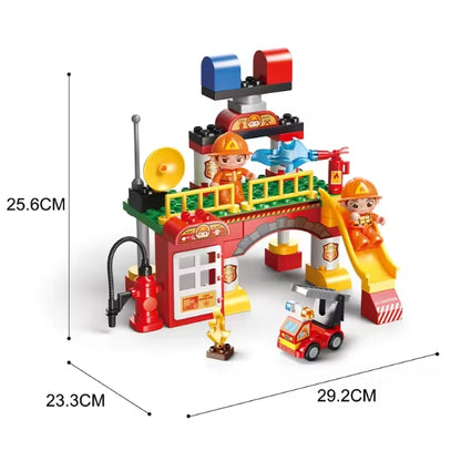 De Kleine Kazerne – 55 delige brandweer speelset