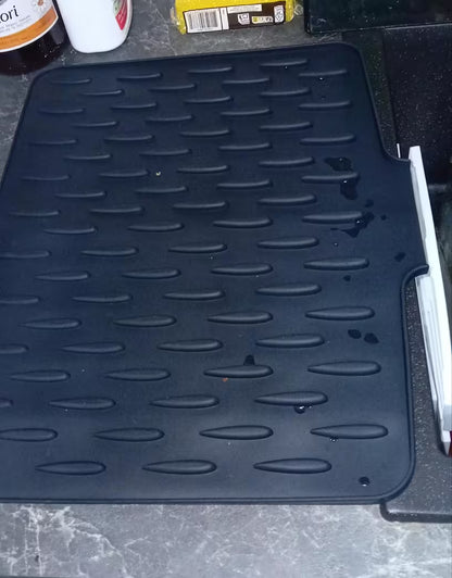 KeukenBuddy™ Drain Mat – Anti-Slip & Zelf-Afvoerend