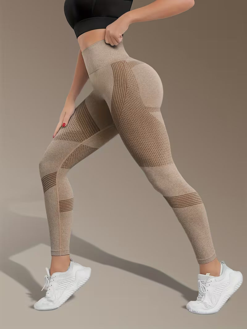 Sportlegging met Hoge Taille & 3D Billenlift 1+1 GRATIS