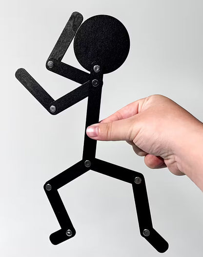 Houten poseerbaar mannetje