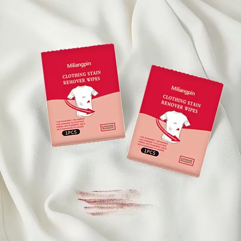 De 20-stuks Vlekverwijderingsdoekjes – jouw redder bij kleine ongelukjes! 1+1 GRATIS