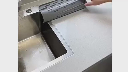 KeukenBuddy™ Drain Mat – Anti-Slip & Zelf-Afvoerend